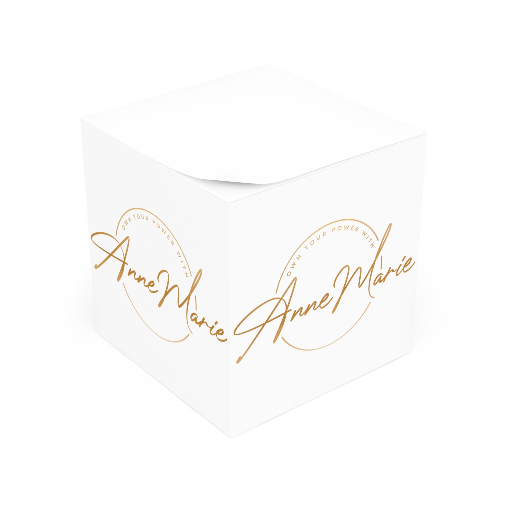 Own Your Power with Anne Marie Note Cube