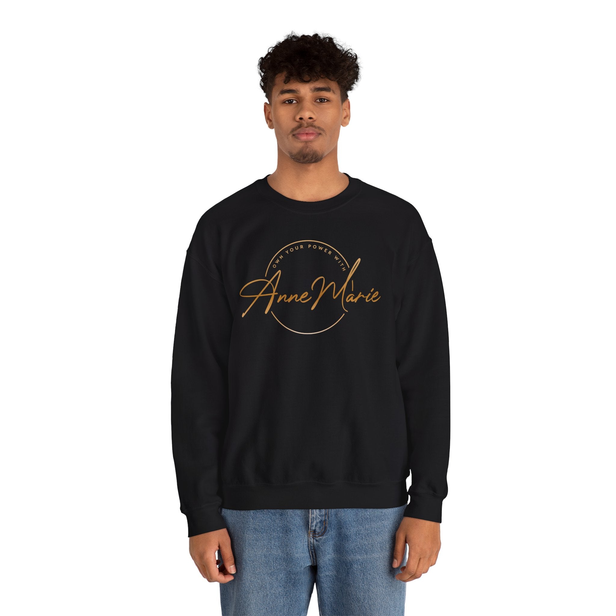 Own Your Power With AnneMarie Crewneck Sweatshirt — Empowerment Logo Sweatshirt