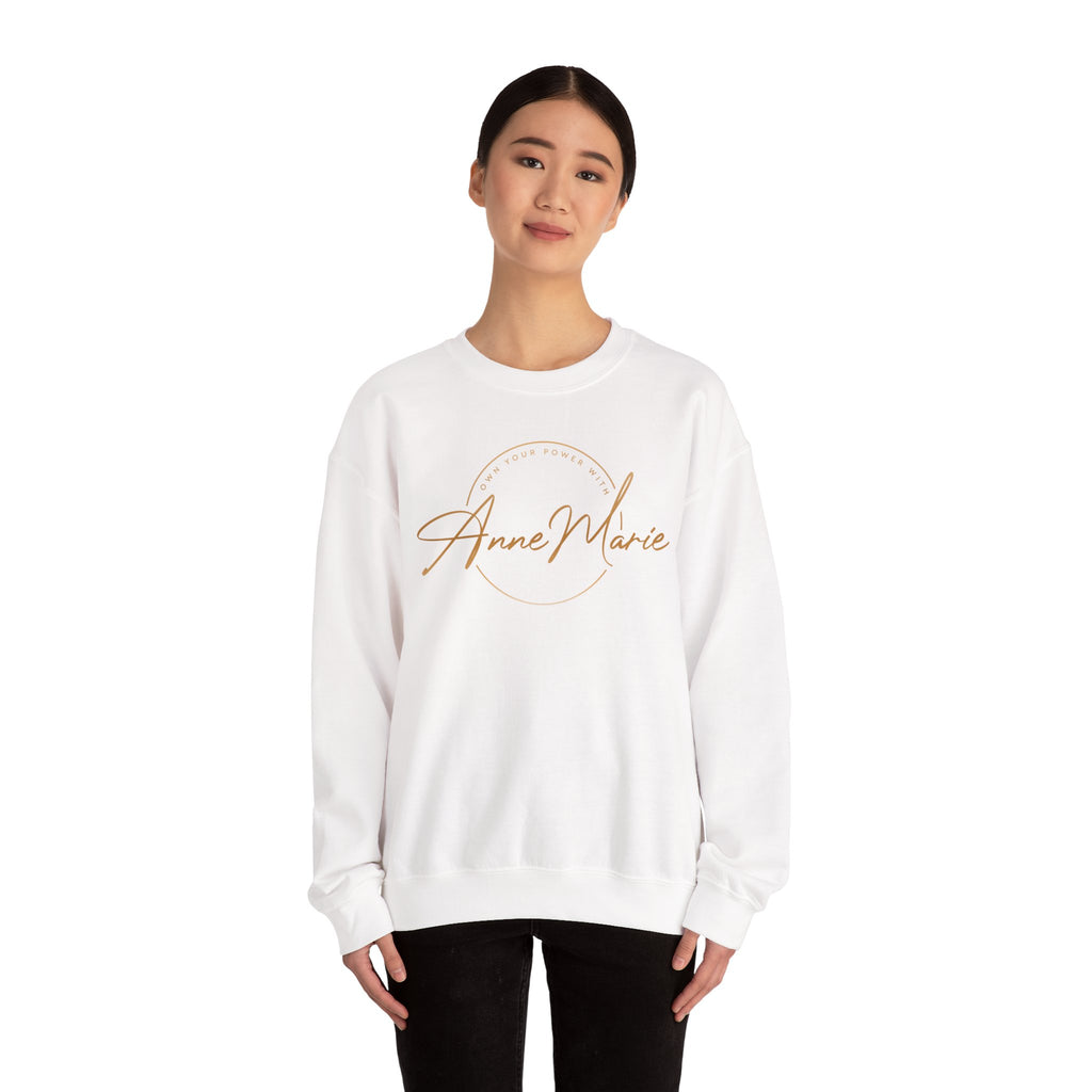 Own Your Power With AnneMarie Crewneck Sweatshirt — Empowerment Logo Sweatshirt