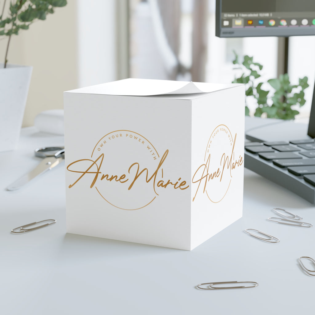 Own Your Power with Anne Marie Note Cube