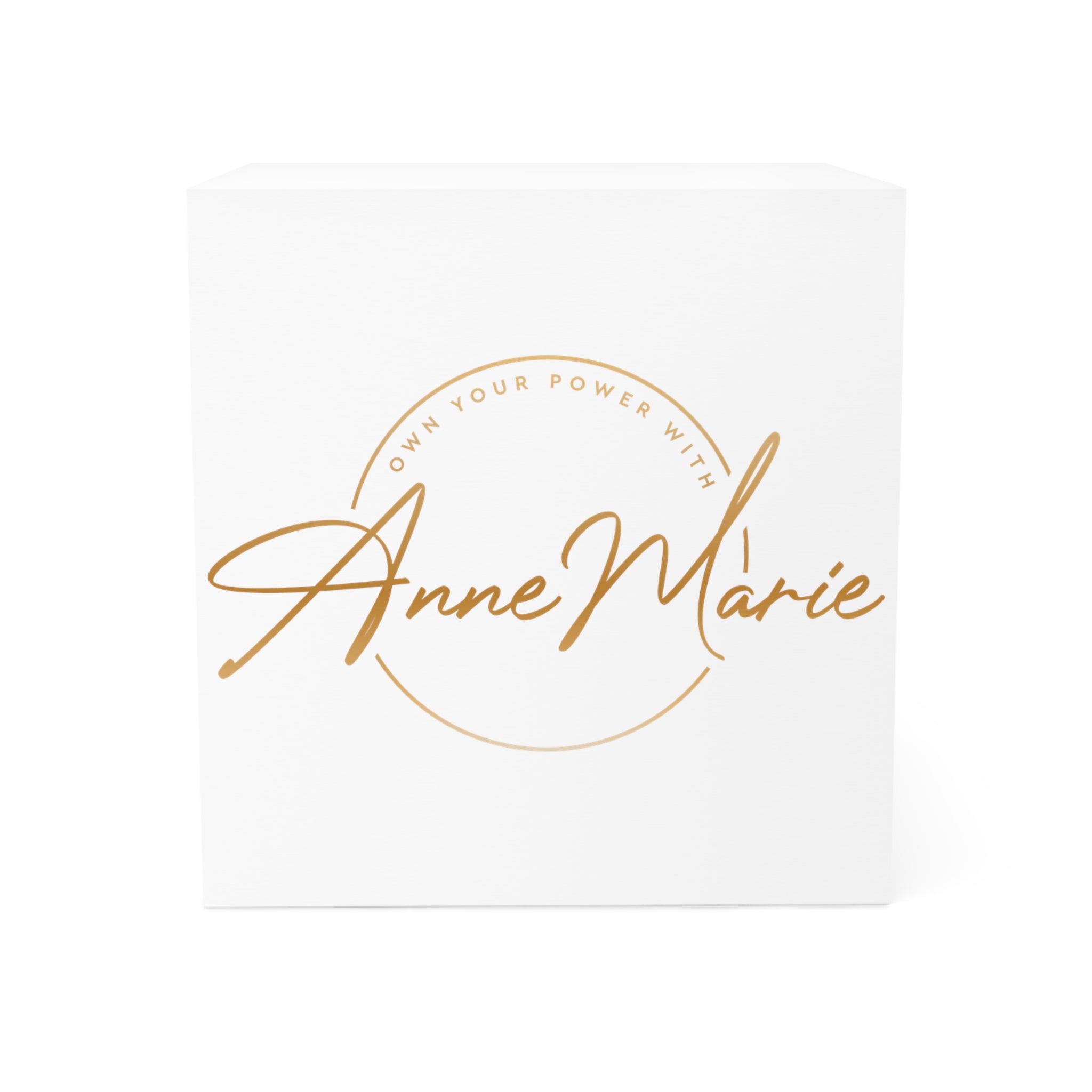 Own Your Power with Anne Marie Note Cube
