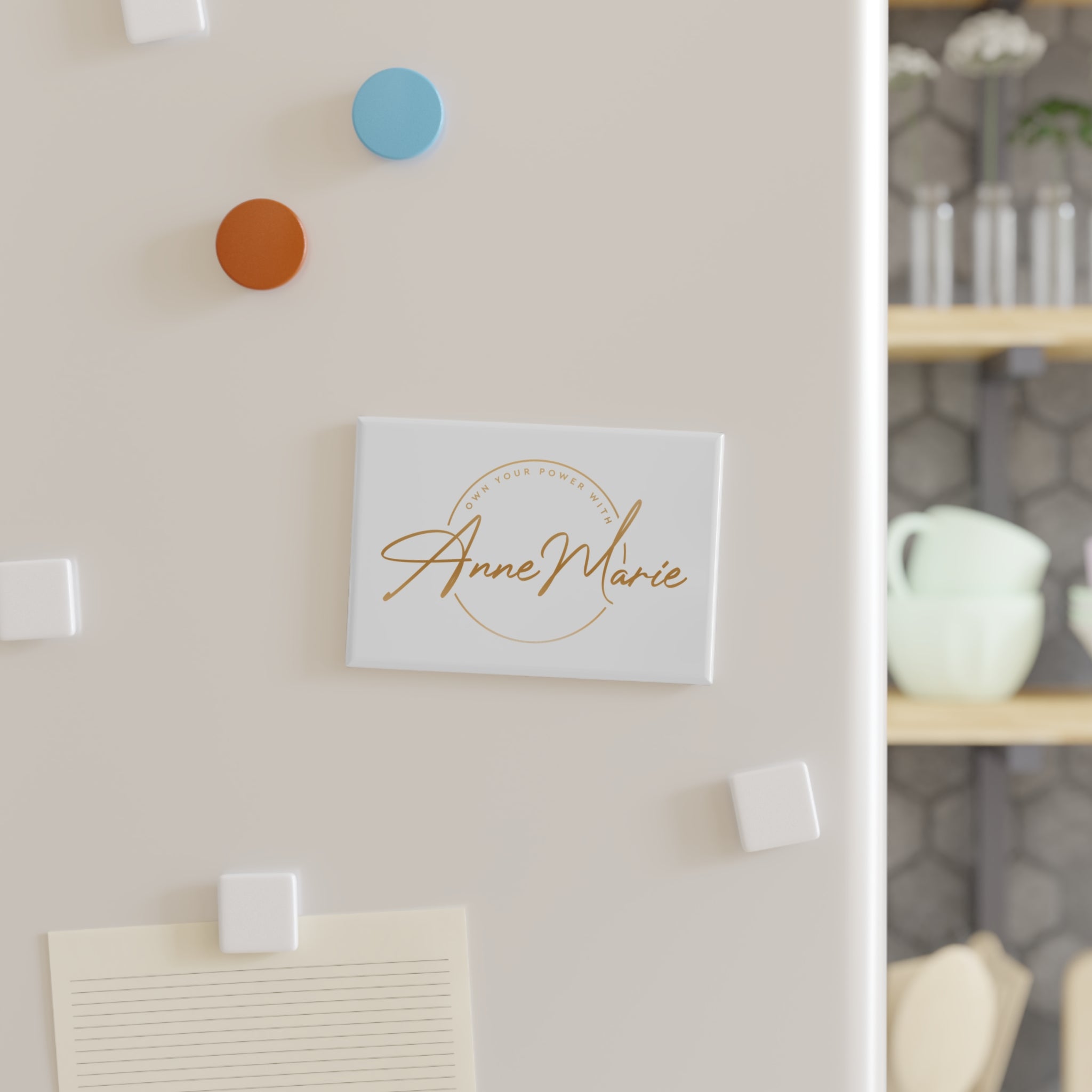 Own Your Power with Anne Marie Logo Magnet