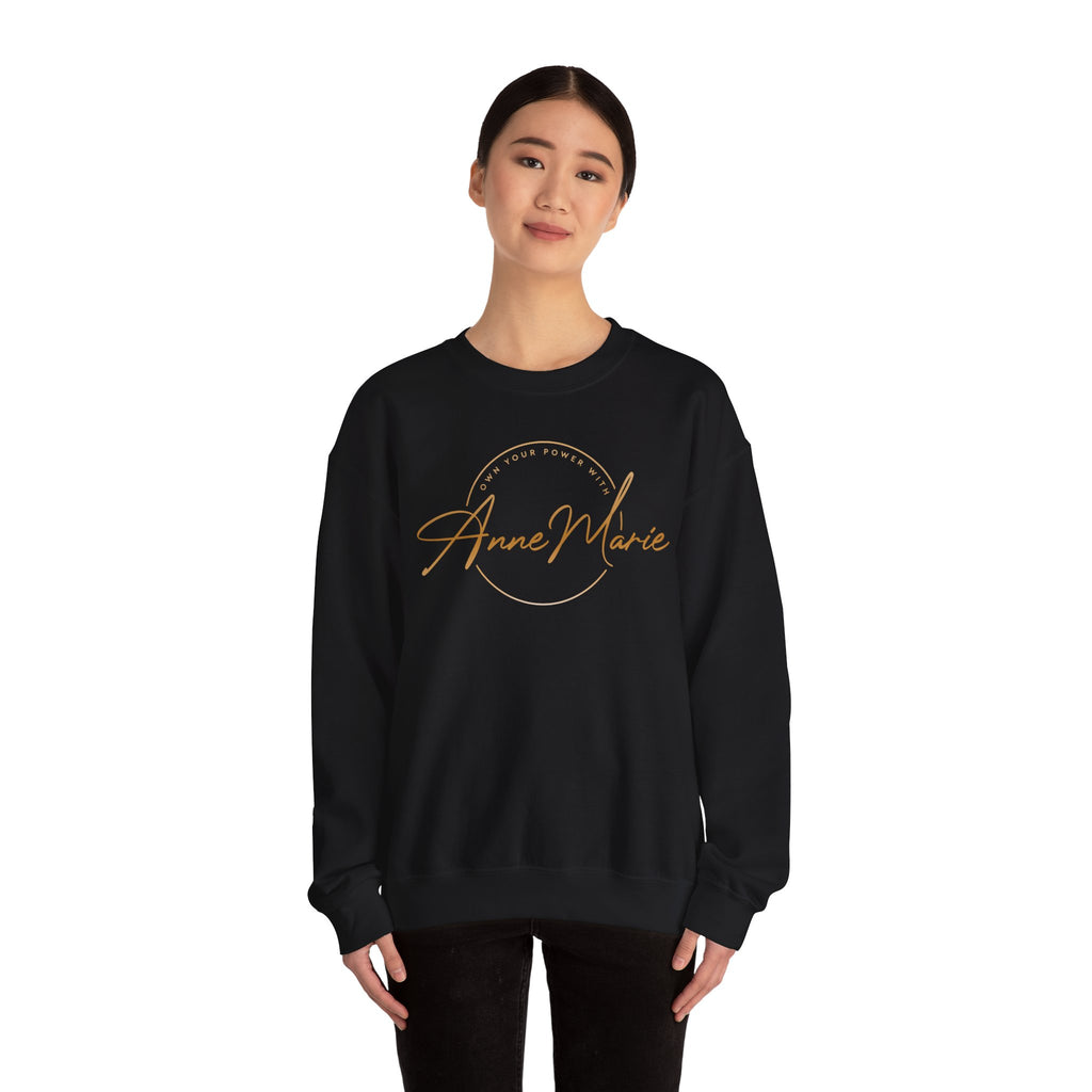 Own Your Power With AnneMarie Crewneck Sweatshirt — Empowerment Logo Sweatshirt